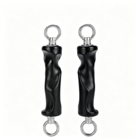 Poignées ergonomiques texturées antidérapantes pour machine à câble, avec œillets en PP, robustes, pour entraînement à domicile, tirage vertical, rame, exercices pectoraux