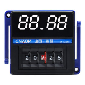 CNAOM DH48S Dual-Cycle Time Relay 1Z Power-On Delay 2Z Digital Display Panel Mount Electronic <b>Timer</b> - Product Image 1