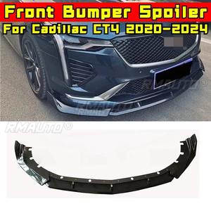 Spoiler de pare-chocs avant pour Cadillac CT4 2020-2024, aspect carbone, pièce extérieure, accessoires de voiture - Product Image 1