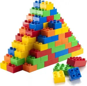 Kotak mainan besar blok bangunan Permainan Anak 2-8 (blok 150 Mega) cocok dengan semua merek utama
