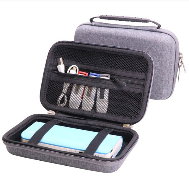 Hard Shell EVA USB Cable Carrying Storage Case EVA Electronics Travel Organizer Hard Case Charger EVA Bag