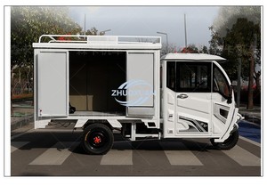Triciclo Eléctrico de Carga Pesada de 200 kg con 2 Puertas y Caja de Carga - Product Image 1