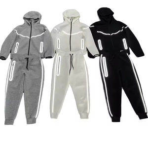 Chaqueta Cortavientos Casual de Alta Calidad con Cuello Alto Reflectante 3M, Conjunto para Correr, Impermeable, con Cremallera, Personalización OEM, Corte Regular, con Capucha - Product Image 3