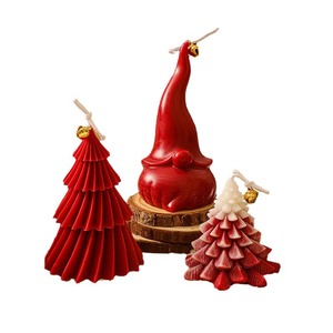 Cross-border Christmas Fragrance Gift Decoration Ornament Home Desktop Christmas Tree-Shaped Mini Christmas Scented <b>Candle</b> - Product Image 5