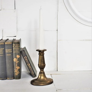 <b>Metal</b> brass size <b>small</b> single stick candle holder for <b>table</b> decoration - Product Image 1