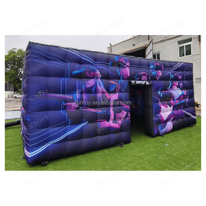 <span class=keywords><strong>Salle</strong></span> <span class=keywords><strong>de</strong></span> réalité virtuelle gonflable en PVC mobile avec impression numérique, dôme d'air VR à grande échelle pour enfants - Product Image 4