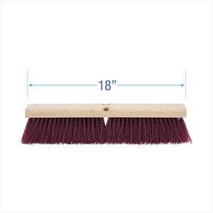 3 en 1. Tête de brosse de sol robuste en polypropylène bordeaux pour le nettoyage - Product Image 2