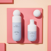 Lot de deux flacons pulvérisateurs vides en plastique de 60 ml et 120 ml, à brume fine, portables, format voyage, pour emballage cosmétique et soins de la peau