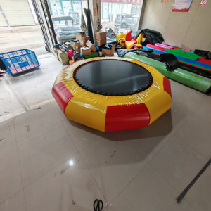 Trampoline d'eau gonflable de haute qualité en PVC 2.5m <span class=keywords><strong>3m</strong></span> pour enfants/adultes Trampoline flottant jeu de jouets d'eau gonflable - Product Image 6