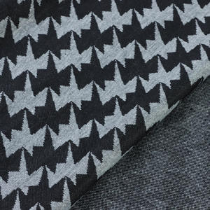 Tela elástica personalizada para camisetas, tela lisa de poliéster teñido, poliéster, spandex, pata de gallo - Product Image 2