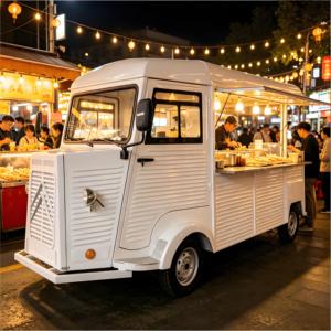 <span class=keywords><strong>Camion</strong></span> de vente ambulante de crèmes glacées entièrement équipé avec équipement complet pour desserts glacés, sundaes, gelato et plats à emporter - Product Image 2