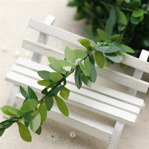 Guirnalda de Hojas Artificiales de 7.5m, Verde, con Alambre de PVC Suave, para Decoración de Bodas y Hogar, Manualidades - Product Image 3