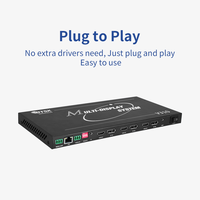 Procesador de Video Wall 3x3, Resolución HD, Chip FPGA, Interfaces DP/HDCP, Garantía de 3 Años, Protección ESD de 16KV, PCB Interno de 4 Capas