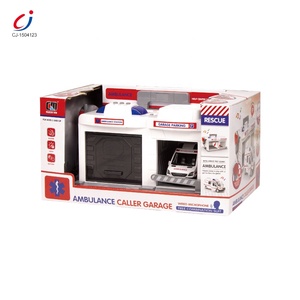 Giocattolo Multifunzionale Chengji: Parcheggio con <span class=keywords><strong>Ambulanza</strong></span> 1:32 in Lega, Interfono, Luci e Musica per Bambini - Product Image 5
