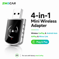 Adaptateur CarPlay sans fil, adaptateur Android Auto 2 en 1, dongle USB filaire vers sans fil, branchement rapide, connexion automatique
