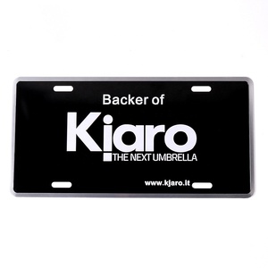 Di alta qualità in metallo bianco targa in alluminio su misura in metallo porta targa auto rivenditore personalizzato - Product Image 4