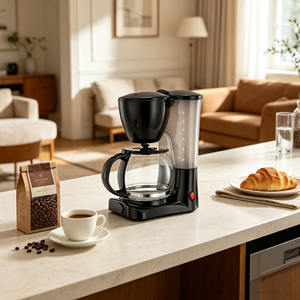 Cafetières <span class=keywords><strong>électrique</strong></span>s automatiques simples pour usage domestique et commercial, <span class=keywords><strong>6</strong></span> <span class=keywords><strong>tasses</strong></span>, cafetières à filtre - Product Image 5