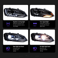 Auto-Scheinwerfer für VW Polo LED-Frontleuchte 2011-2018 Frontlampe Polo Tsi DRL Projektorlinse Abblendlicht Autozubehör