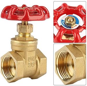 Robinet d'arrêt fileté en laiton robuste à passage plein pour la plomberie, l'irrigation et les conduites industrielles - Product Image 1