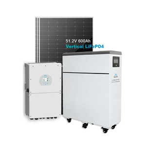 Batterie de secours verticale portable avec roulettes 30 kWh pour toute la maison, 51,2 V 600 Ah pour système de stockage d'énergie domestique - Product Image 1