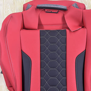 Fundas de Asiento de Coche de Cuero Nappa Rojo Personalizadas para <span class=keywords><strong>BMW</strong></span> M3, Reemplazo Completo para Asientos Delanteros - Product Image 2