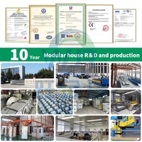 Casa contenedor prefabricada-Edificios de acero expandibles 20FT