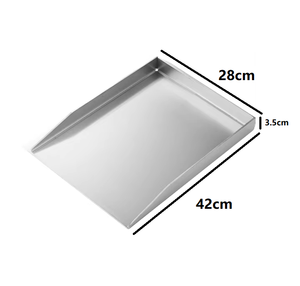 <span class=keywords><strong>Plaque</strong></span> de cuisson en acier inoxydable <span class=keywords><strong>pour</strong></span> gril à <span class=keywords><strong>gaz</strong></span> Gril à <span class=keywords><strong>gaz</strong></span> en métal <span class=keywords><strong>Plancha</strong></span> 42x28x3.5cm <span class=keywords><strong>pour</strong></span> <span class=keywords><strong>barbecue</strong></span> - Product Image 2