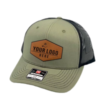 Gorra de Malla con Parche de Cuero y Logotipo Bordado Personalizado para Esquí, Rendimiento, Formal, para Papá, Béisbol
