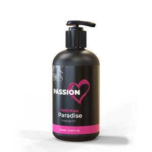 Huile de <span class=keywords><strong>massage</strong></span> relaxante et apaisante à l'huile de noix de coco naturelle, Passion Tropical Paradise, <span class=keywords><strong>pour</strong></span> le corps, détoxification, soulagement du stress, thérapie lissante - Product Image 1