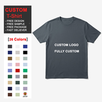 T-shirt unisexe 230g 100% coton pur, personnalisable, blanc, manches courtes, col rond, streetwear, impression sérigraphique, vente en gros