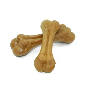 Bestseller Ultra Durable Ungiftige Zahn reinigung für Haustiere Interaktives Knochens pielzeug Gummi Dog Chew Toy für aggressive Chewers