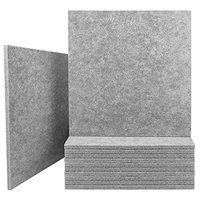 Panneaux absorbants acoustiques en fibre de polyester, traitement acoustique pour studio d'enregistrement, bureau, maison