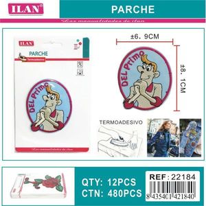 Ilan Patch Termoadesiva 6.9x8.1Cm Design Cartone Animato Per Abbigliamento - Product Image 1