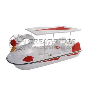 Vendita diretta in fabbrica 4 posti in vetroresina pedalò per il tempo libero altre attrezzature da gioco d'acqua in vendita - Product Image 2