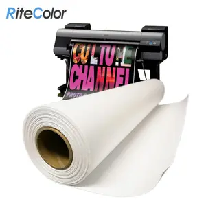 Commercio all'ingrosso impermeabile rivestimento in bianco art stampa a getto d'inchiostro rotolo di tela di cotone 24 pollici