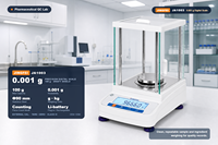 Balance analytique JA1003, précision 0,001 g (1 mg), balance de laboratoire 100 g avec écran de protection en verre, vente en gros
