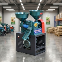 Machine combinée de polissage et de décorticage du riz, broyeur de maïs et de blé, équipement de décorticage du paddy, pré-nettoyeur + décortiqueur + polisseur