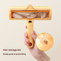 Brosse à poils d'animaux personnalisable avec logo, auto-nettoyante et réutilisable, pour chiens et chats, rouleau à poils