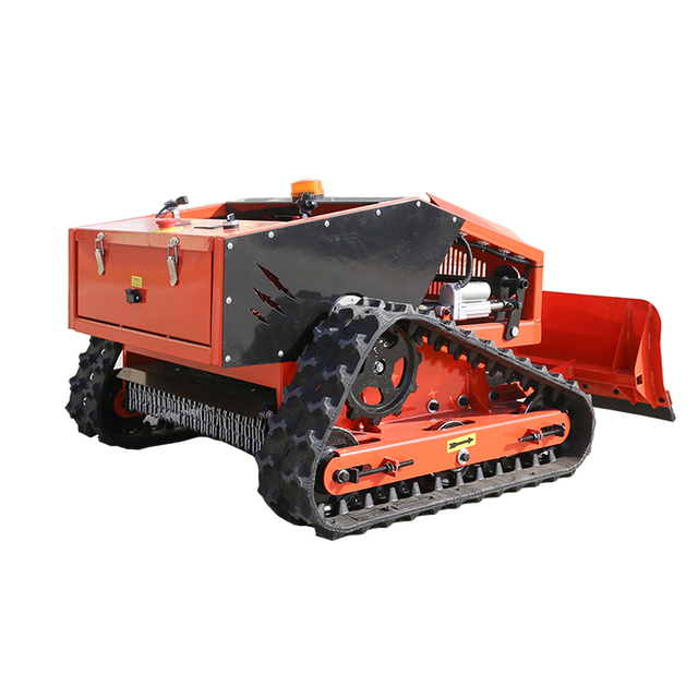 Farm Equipment Lawn Mowers Remote Control Slope Grass Cutter With Gasoline Engine