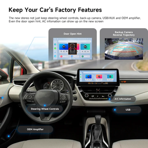 Unidad <span class=keywords><strong>de</strong></span> cabeza estéreo multimedia del coche 10 pulgadas Android Radio 8 + 256G Carplay pantalla para Tacoma 2015-2023 - Product Image 4