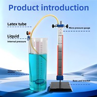 Metal Liquid Pressure Gauge for Junior High School Physics Internal Pressure Experiment Mechanics