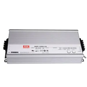 Alimentazione HEP-1000-24 Meanwell 1008W 24V per ambienti difficili