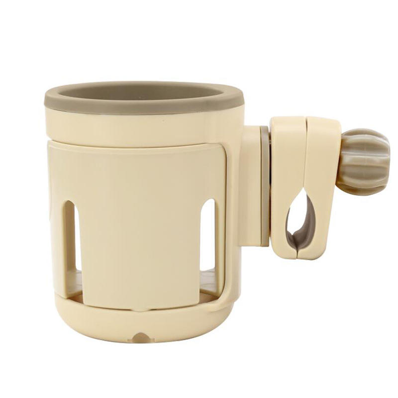 Beige clip universal double cup holder-129517cm