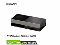 Nuevo Kit de Desarrollo Jetson AGX Thor de 128 GB - Plataforma de IA en el Borde Integrada para Estación de Trabajo/Escritorio, Módulo T5000 con Ventilador