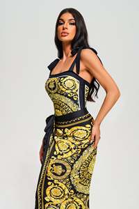 Femmes <span class=keywords><strong>Gargon</strong></span> imprimé 2 deux pièces imprimé ensemble maillots de bain maillots de bain - Product Image 4