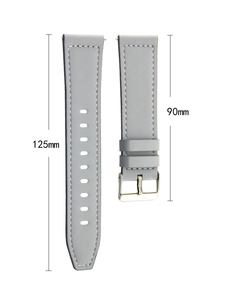 20mm 22mm nouveaux bracelets de montre en cuir à dégagement rapide pour Huawei Xiaomi <span class=keywords><strong>Huami</strong></span> <span class=keywords><strong>Amazfit</strong></span> Samsung Galaxy Garmin accessoires - Product Image 4