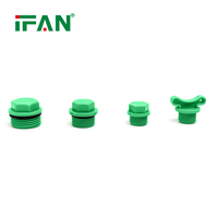 IFAN Usine Bonne Qualité PPR Tuyau Plomberie Vert PPR Tuyau Et Raccord Bouchon PPR Raccords