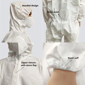 Vente en gros Combinaison blanche Vêtements de protection médicale jetables Combinaison jetable <span class=keywords><strong>SF</strong></span> - Product Image 5