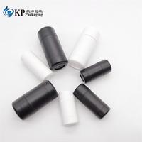 Conteneur de bâtons de déodorant pour la fabrication de marques privées, 15g-90g PP noir et blanc bâton de crème solaire pour cheveux bâton de cire masque facial