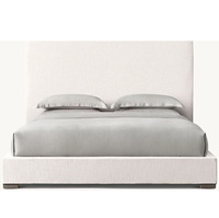 Italienische neueste Design Schlafzimmer möbel moderne Luxus Leder King Size Bettwäsche Set bequeme Home Hotel betten